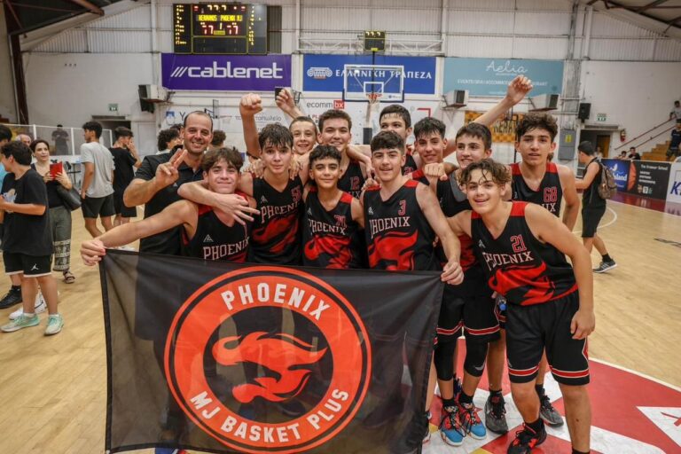 ΠΡΩΤΑΘΛΗΤΗΣ ΣΤΗΝ ΕΠΙΛΕΚΤΗ Κ14 Ο PHOENIX MJ BASKET PLUS!